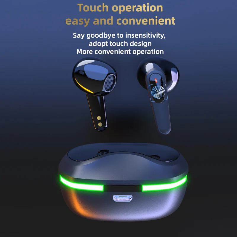 TWS Wireless Bluetooth Headset With Mic Earbuds Noise Cancelling